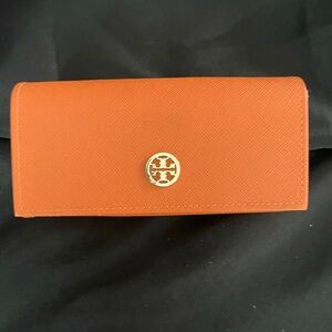 Tory Burch Vibrant Orange glass case